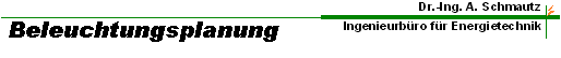  Beleuchtungsplanung 